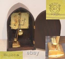 Restored Seth Thomas Antique Petite Westminster Chime Clock 95-1926 In Mahogany