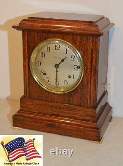 Restored Seth Thomas Antique Sonora 2 1911 Chime Clock With Deep Toned Bells