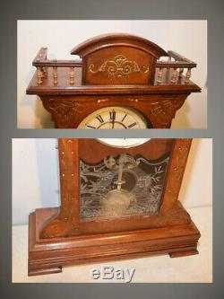 Restored Seth Thomas Buffalo-1885 City Series Antique Cabinet Clock In Walnut
