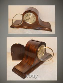 Restored Seth Thomas Chime 98 1928 Antique Clock In Mahogany With Inlays