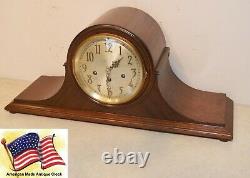 Restored Seth Thomas Chime No. 75 1921 Antique Cabinet Clock In Mahogany