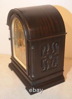 Restored Seth Thomas Grand Antique Westminster Chime Clock #73-1921 In Mahogany