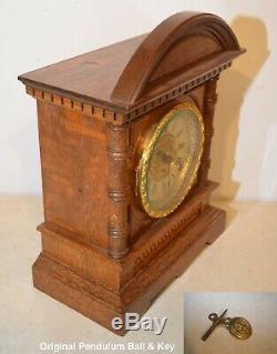 Restored Seth Thomas Kent 1905 Fine & Rare Antique City Series Cabinet Clock