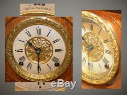 Restored Seth Thomas Kent 1905 Fine & Rare Antique City Series Cabinet Clock