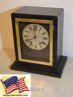 Restored Seth Thomas Navarre 1928 Art Deco Period Antique Cabinet Clock