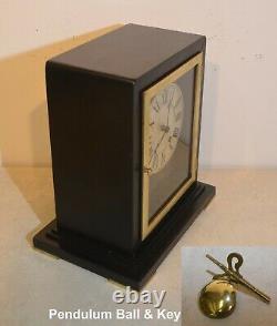 Restored Seth Thomas Navarre 1928 Art Deco Period Antique Cabinet Clock