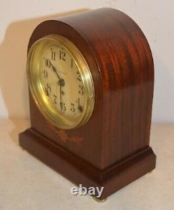 Restored Seth Thomas Prospect # 00-1913 Mahogany Time & Strike Antique Clock