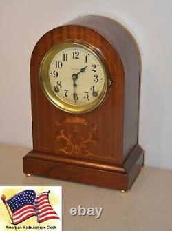 Restored Seth Thomas Prospect 2 1913 Fine Antique Cabinet Clock In Mahogany