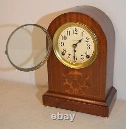 Restored Seth Thomas Prospect 2 1913 Fine Antique Cabinet Clock In Mahogany