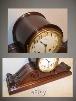 Restored Seth Thomas Rare Premium Tambour-1915 Antique Time & Strike Clock