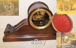 Restored Seth Thomas Rare Premium Tambour-1915 Antique Time & Strike Clock