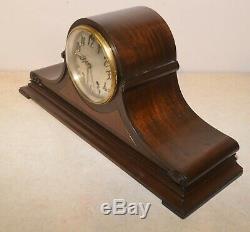 Restored Seth Thomas Tambour 21-1928 Antique Mahagony Time & Strike Clock