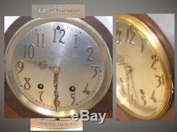 Restored Seth Thomas Tambour 21-1928 Antique Mahagony Time & Strike Clock
