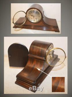 Restored Seth Thomas Tambour 21-1928 Antique Mahagony Time & Strike Clock