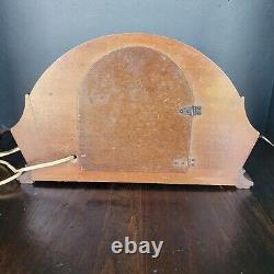 SETH THOMAS ANTIQUE Mantle CLOCK Art Deco electric salvage parts 1940s