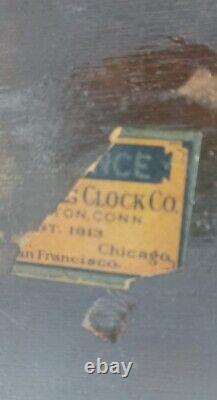 SETH THOMAS Antique 8 Day Mantle Clock Circa 1900-1920