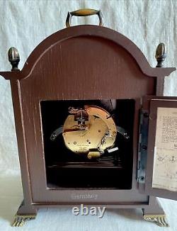 SETH THOMAS Clock Moonphase With Hermle GERMANY Movement 130-020, Mechanical. READ