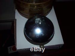 SETH THOMAS EXTERNAL BELL BRASS SHIPS BELL CLOCK (for repair or parts)