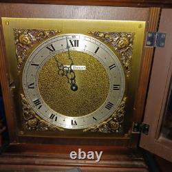 SETH THOMAS MANTLE CLOCK 1969 MODEL E721-001 WESTMINSTER CHIME WithKEYS WORKS