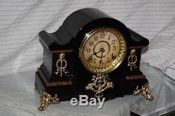 SETH THOMAS Mantel Antique Clock c/1891 E-May- CLOCK AFTER RESTORATION