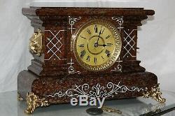 SETH THOMAS Mantel Antique Clock c/1894- RESTORED