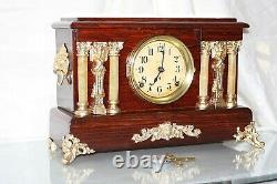 SETH THOMAS Mantel Antique Clock c/1900- FULLY RESTORED