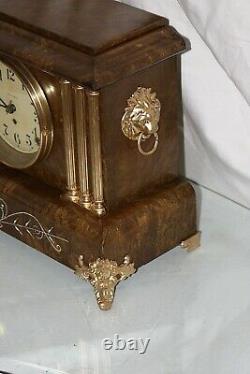 SETH THOMAS Mantel Antique Clock c/1900-January Totally RESTORED