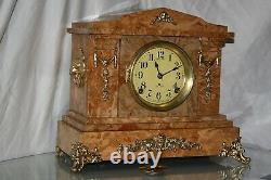 SETH THOMAS Mantel Antique Clock c/1900-January Totally RESTORED -ARNO