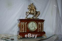 SETH THOMAS Mantel Antique Clock c/1901-Beatiful- Totally RESTORED