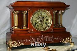 SETH THOMAS Mantel Antique Clock c/1904 C Model CHANDOS Totally RESTORED