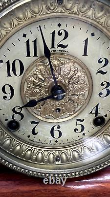 SETH THOMAS Mantel Antique Clock c/1913 WORKING