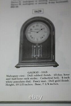 SETH THOMAS Mantel Antique Clock c/1915 GALWAY Model Totally Restored