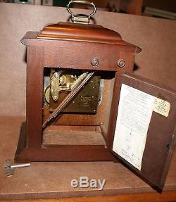 SETH THOMAS Mantle Clock 1322 Legacy 3W German Movement Westminster Chime withKey