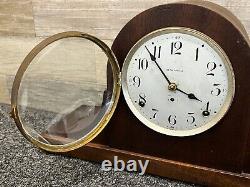 SETH THOMAS Vintage Mantle Clock with Key Working! See Video