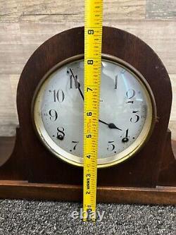 SETH THOMAS Vintage Mantle Clock with Key Working! See Video