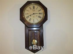 SETH THOMAS WORLD LONG DROP Wall Clock Ca 1880's
