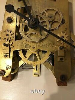 SETH THOMAS for BAIRD CLOCK CO. DOUBLE WIND 86 TYPE MOVEMENT ONLY TICKS