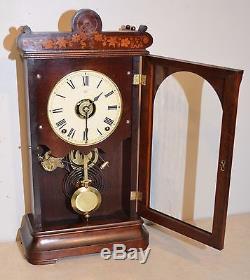 Seldom Found Seth Thomas Oregon 1885 Fine City Series Antique Cabinet Clock