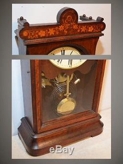 Seldom Found Seth Thomas Oregon 1885 Fine City Series Antique Cabinet Clock