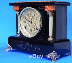 Seth THomas Adamantine Clock Very shiny works good original