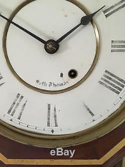 Seth Thomas 12 inch Drop Octagon Schoolhouse Clock