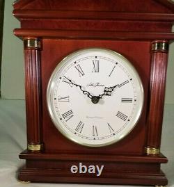 Seth Thomas 1519 Henley Dual Chime Mantel & Shelf Wood Clocks Vintage