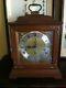 Seth Thomas 1976 Mantle Chiming Clock With 8 Day Key Winder Wood/brass