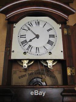 Seth Thomas 19C Arch Top Mantle Clock