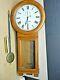Seth Thomas 2 Clock Railroad Depot Reissue 1976 Oak
