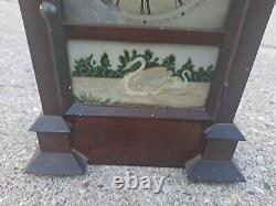 Seth Thomas 30hr Mantle Clock Swan with key