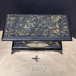 Seth Thomas 8 Day Adamantine #102 Mantle Clock with Original Bob & Key