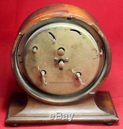 Seth Thomas 8-Day Automatic Alarm Mantel Clock Vintage Parts/Repair