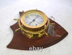 Seth Thomas 8-Day Keywound Ship's Bell Strikkng Clock. ALST