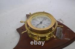 Seth Thomas 8-Day Keywound Ship's Bell Strikkng Clock. ALST